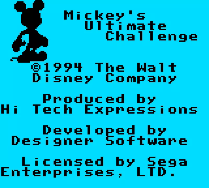 Image n° 4 - screenshots  : Mickey's Ultimate Challenge
